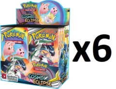 Pokemon SM12 Cosmic Eclipse Booster Box CASE (6 Booster Boxes) -- CASH OR WIRE ONLY!